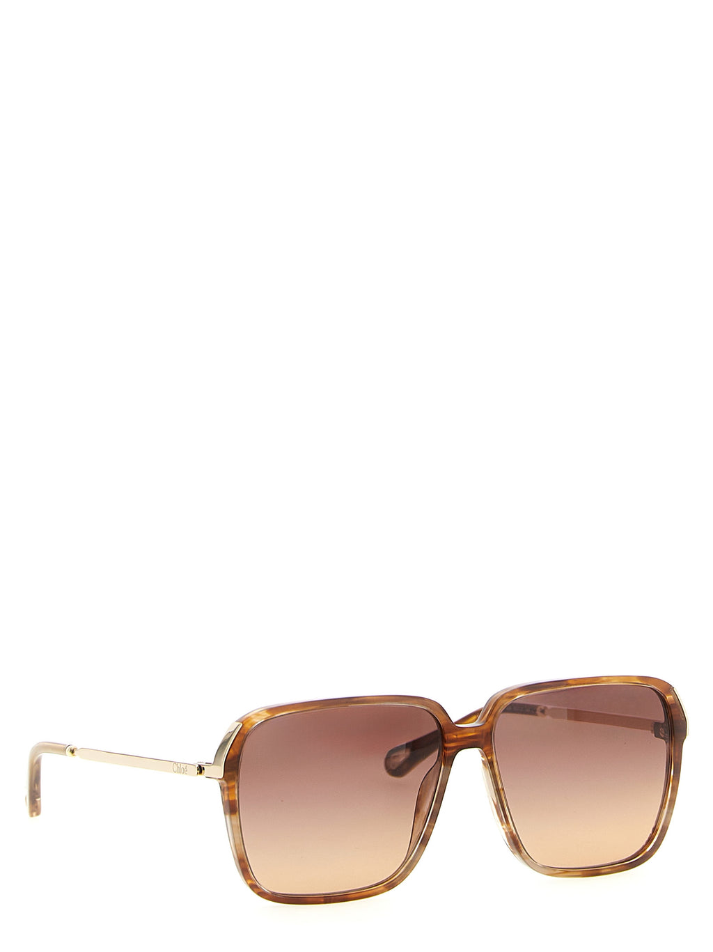 Braune Sonnenbrille aus Acetat 339144BM