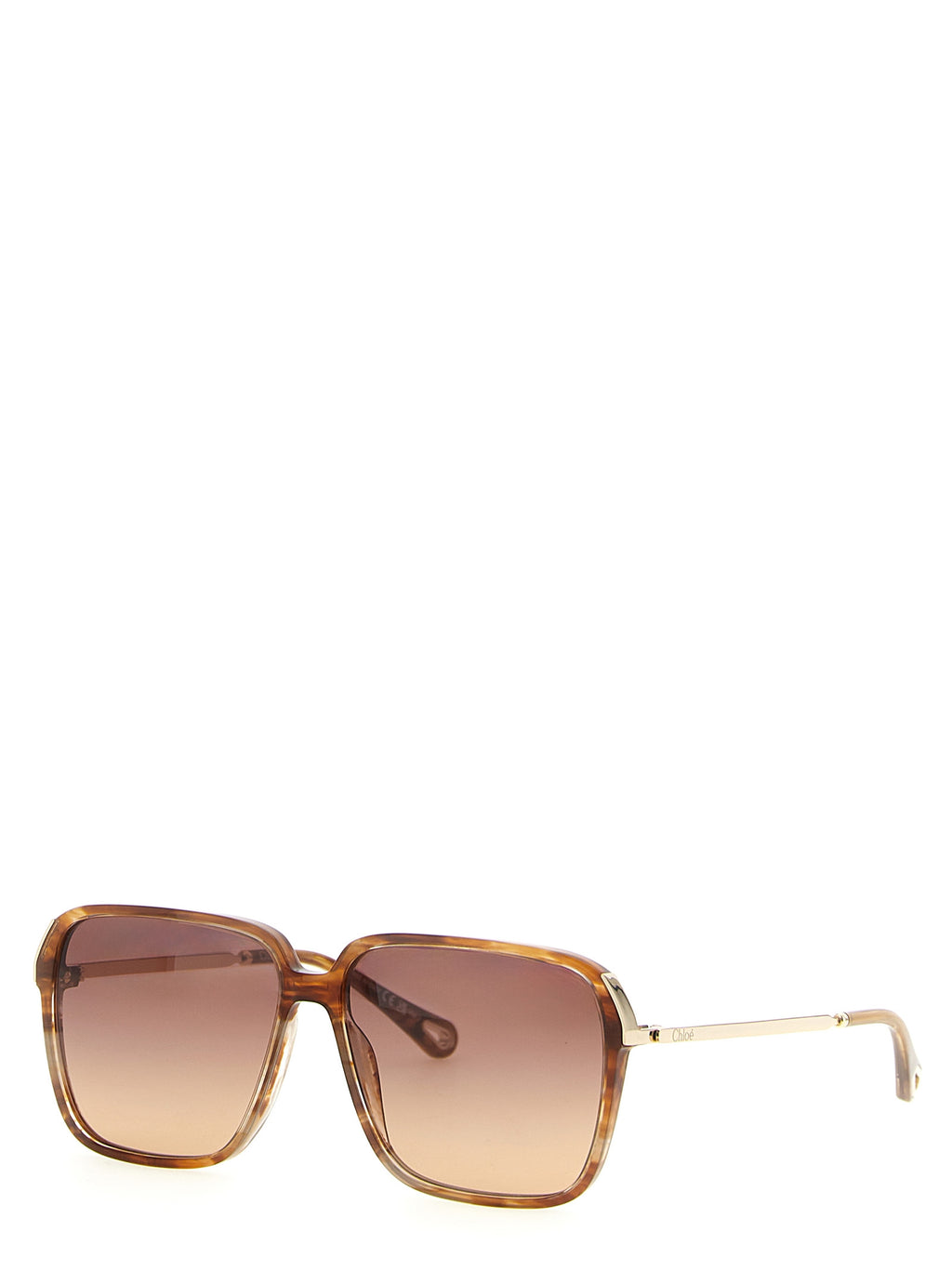 Braune Sonnenbrille aus Acetat 339144BM
