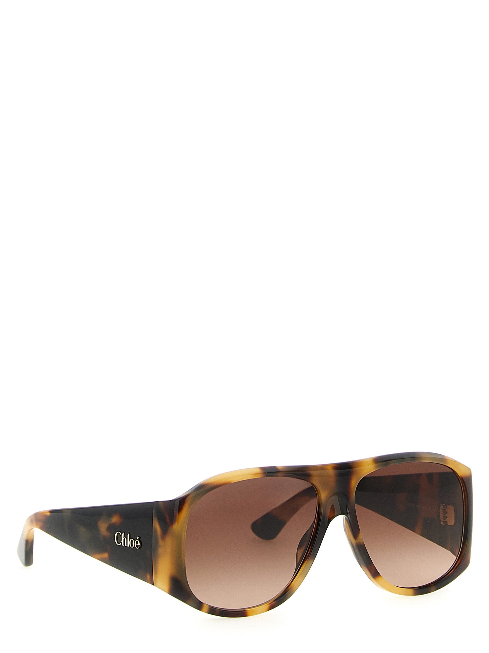 Braune Sonnenbrille aus Acetat 339147BM
