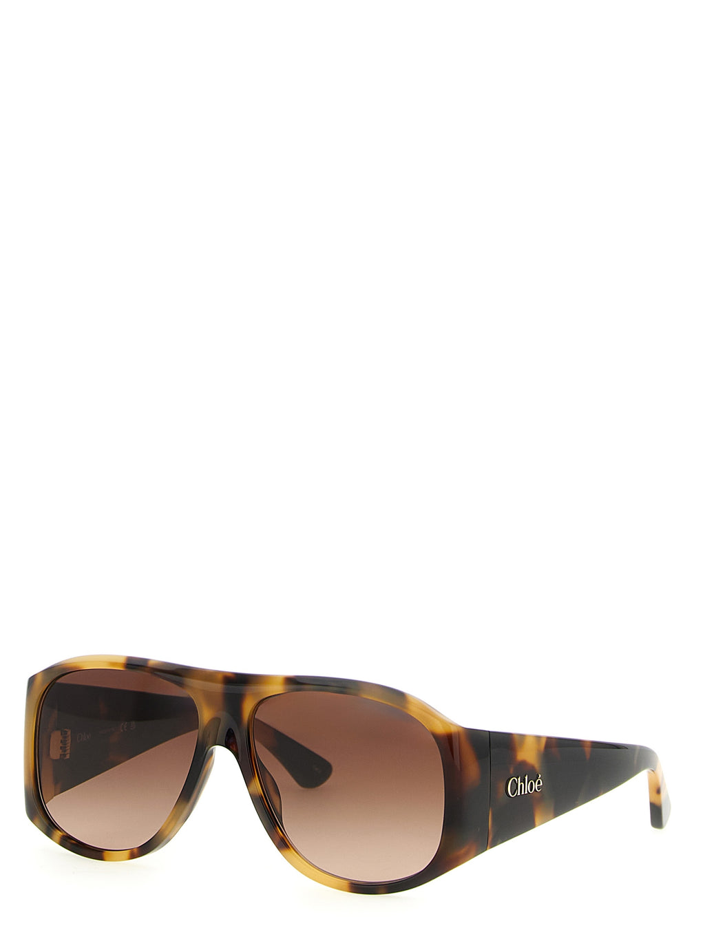 Braune Sonnenbrille aus Acetat 339147BM