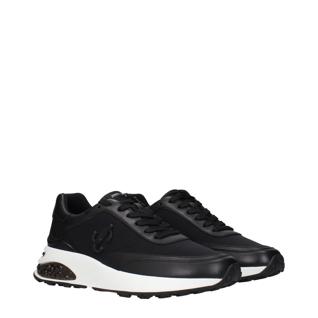 Schwarze Stoff-Sneaker