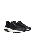 Schwarze Stoff-Sneaker