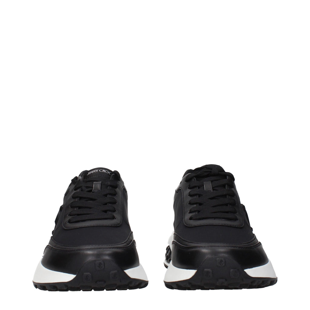 Schwarze Stoff-Sneaker
