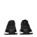 Schwarze Stoff-Sneaker