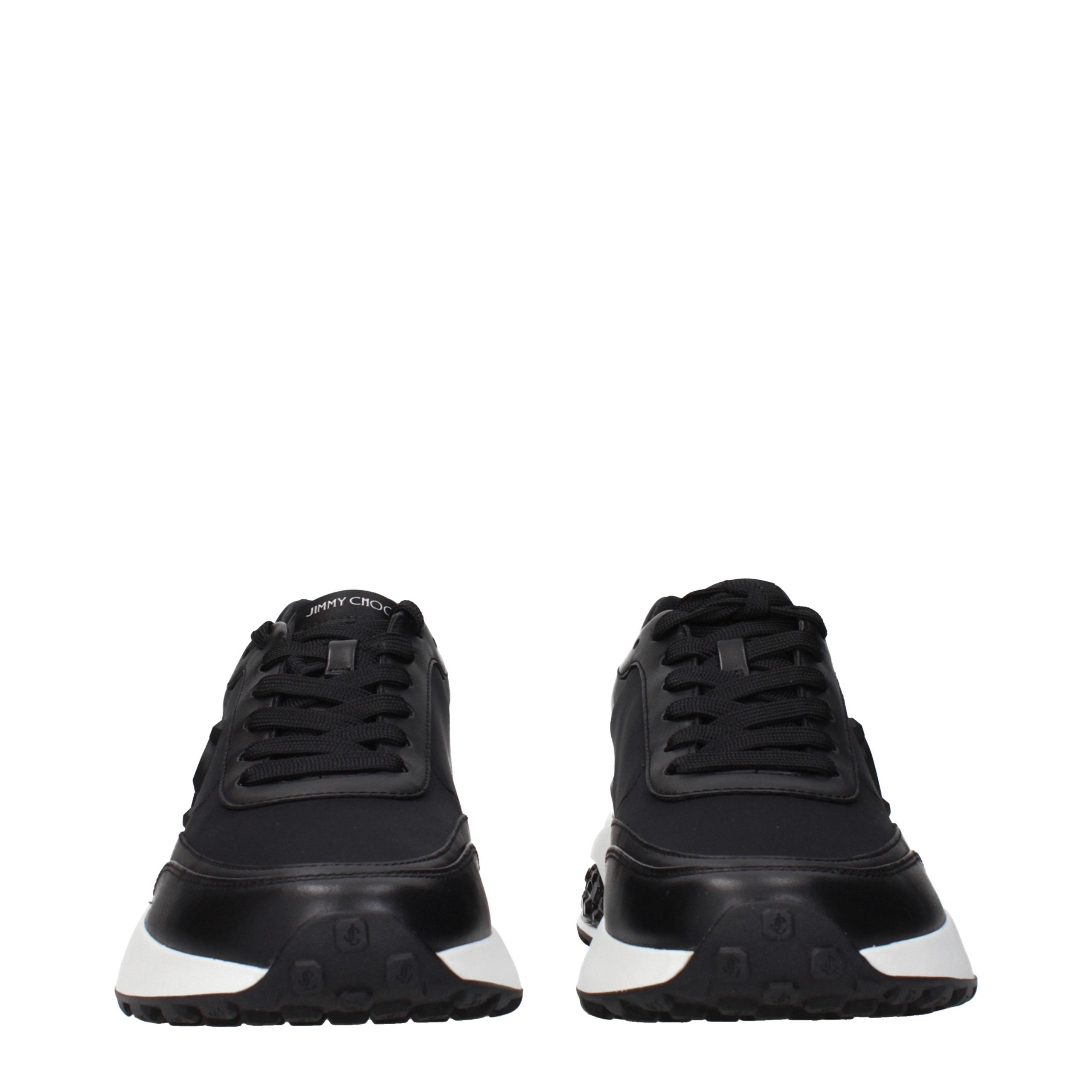 Schwarze Stoff-Sneaker