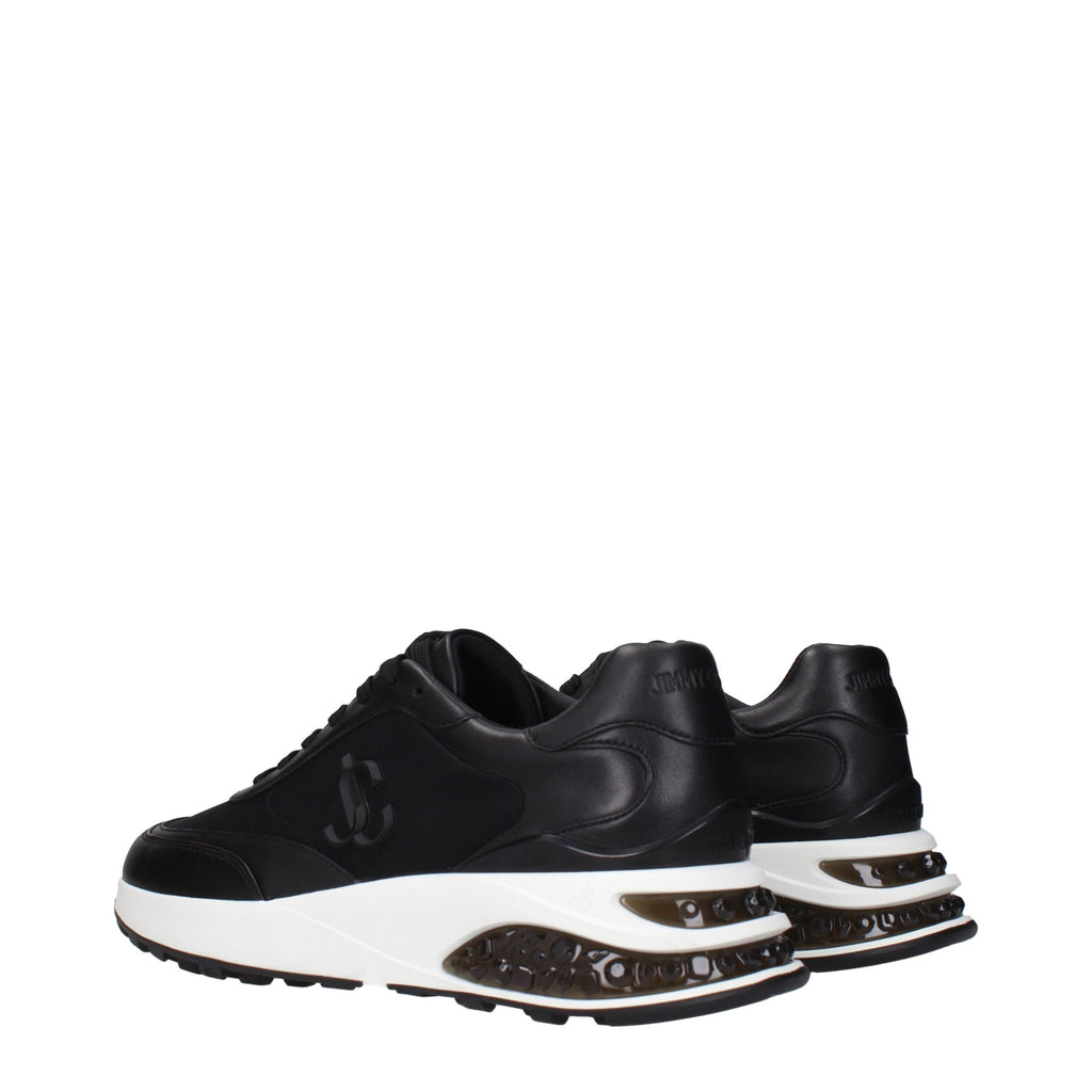 Schwarze Stoff-Sneaker
