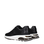 Schwarze Stoff-Sneaker