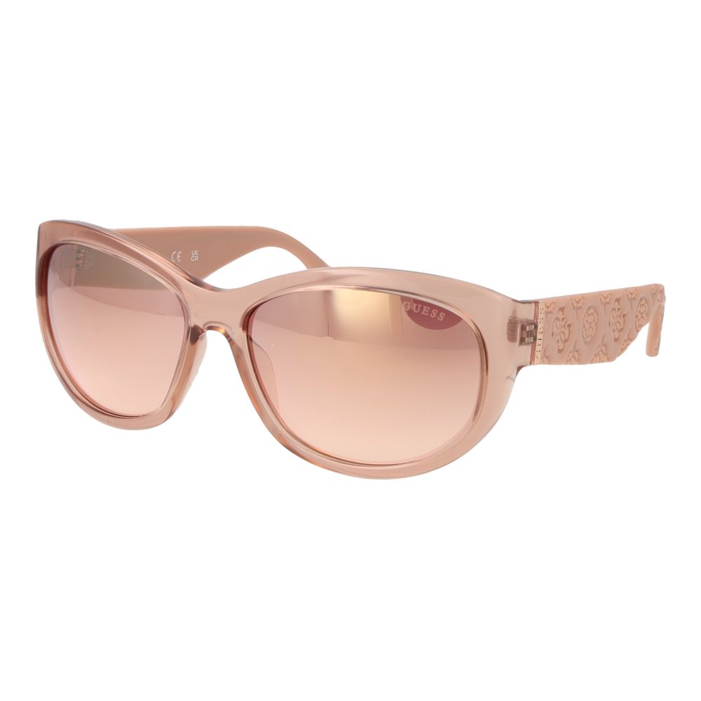 Rosa Sonnenbrille aus Kunststoff 1066268