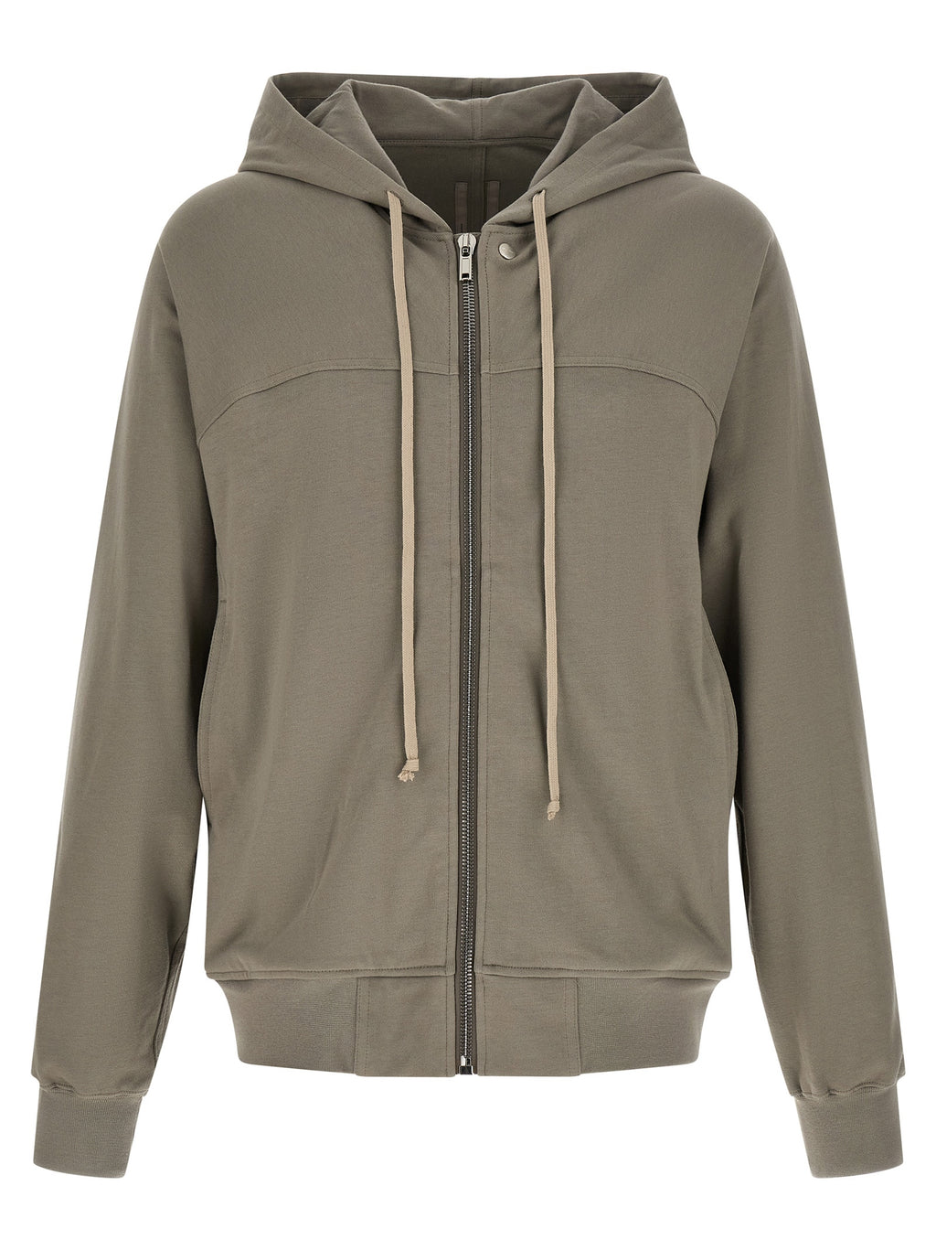 Grauer Baumwollpullover