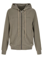 Grauer Baumwollpullover
