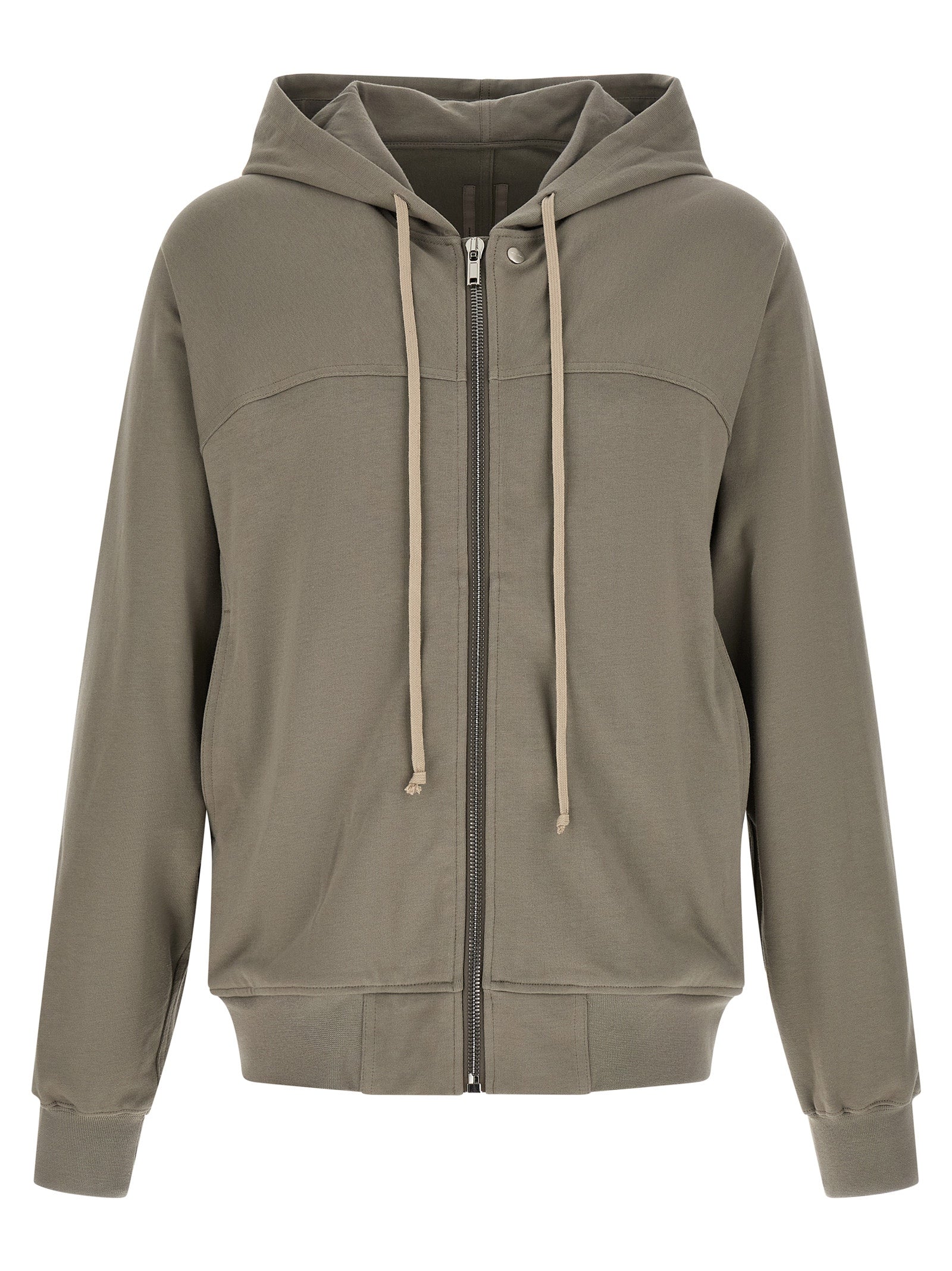 Grauer Baumwollpullover