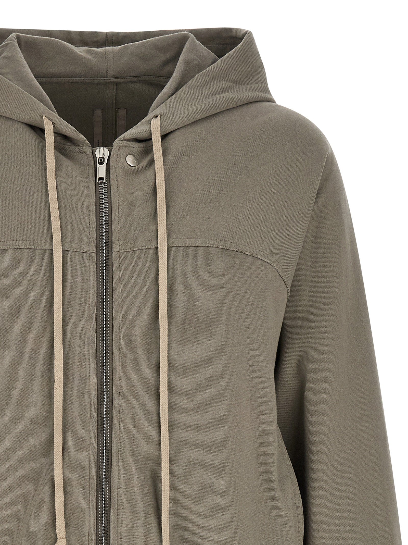 Grauer Baumwollpullover