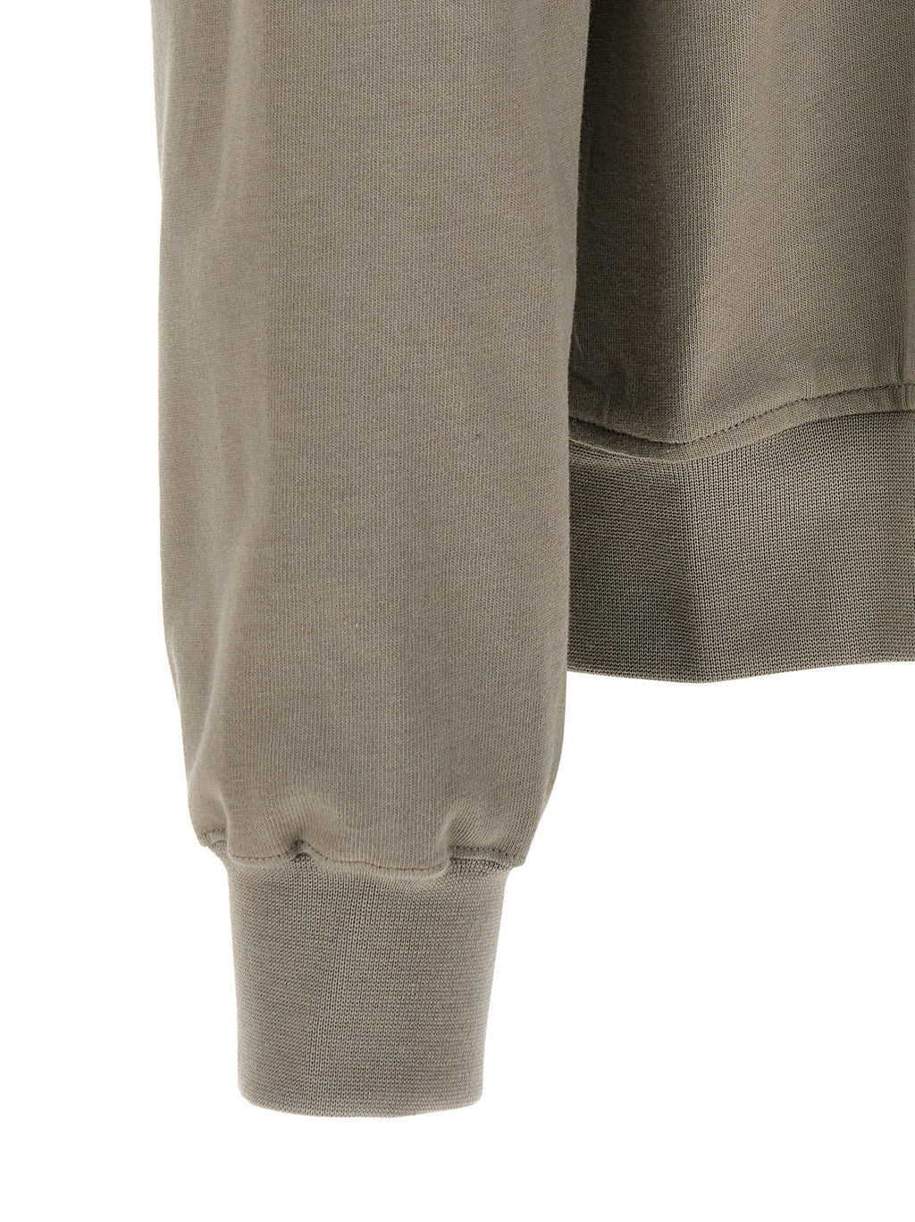 Grauer Baumwollpullover