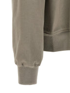 Grauer Baumwollpullover