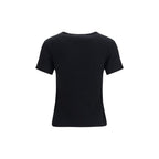 Schwarzes Baumwoll-T-Shirt