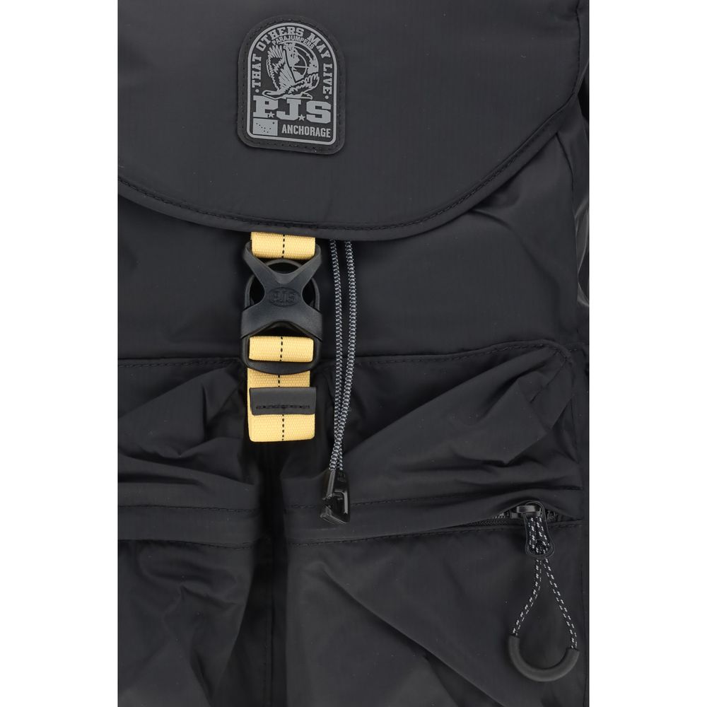 Schwarzer Nylon-Rucksack