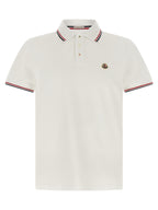 Weißes Poloshirt aus Baumwolle