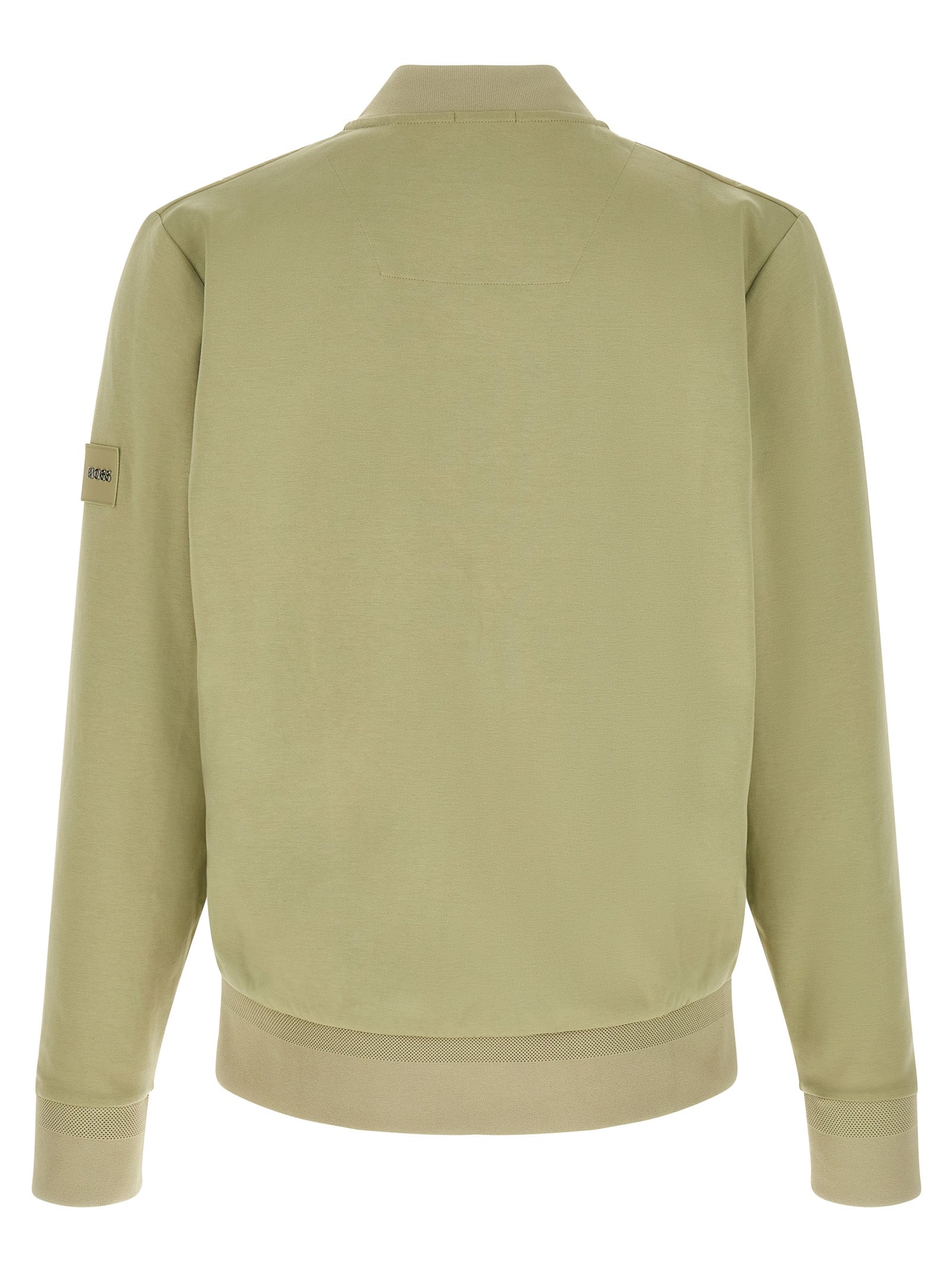 Zweifarbiger Baumwollpullover
