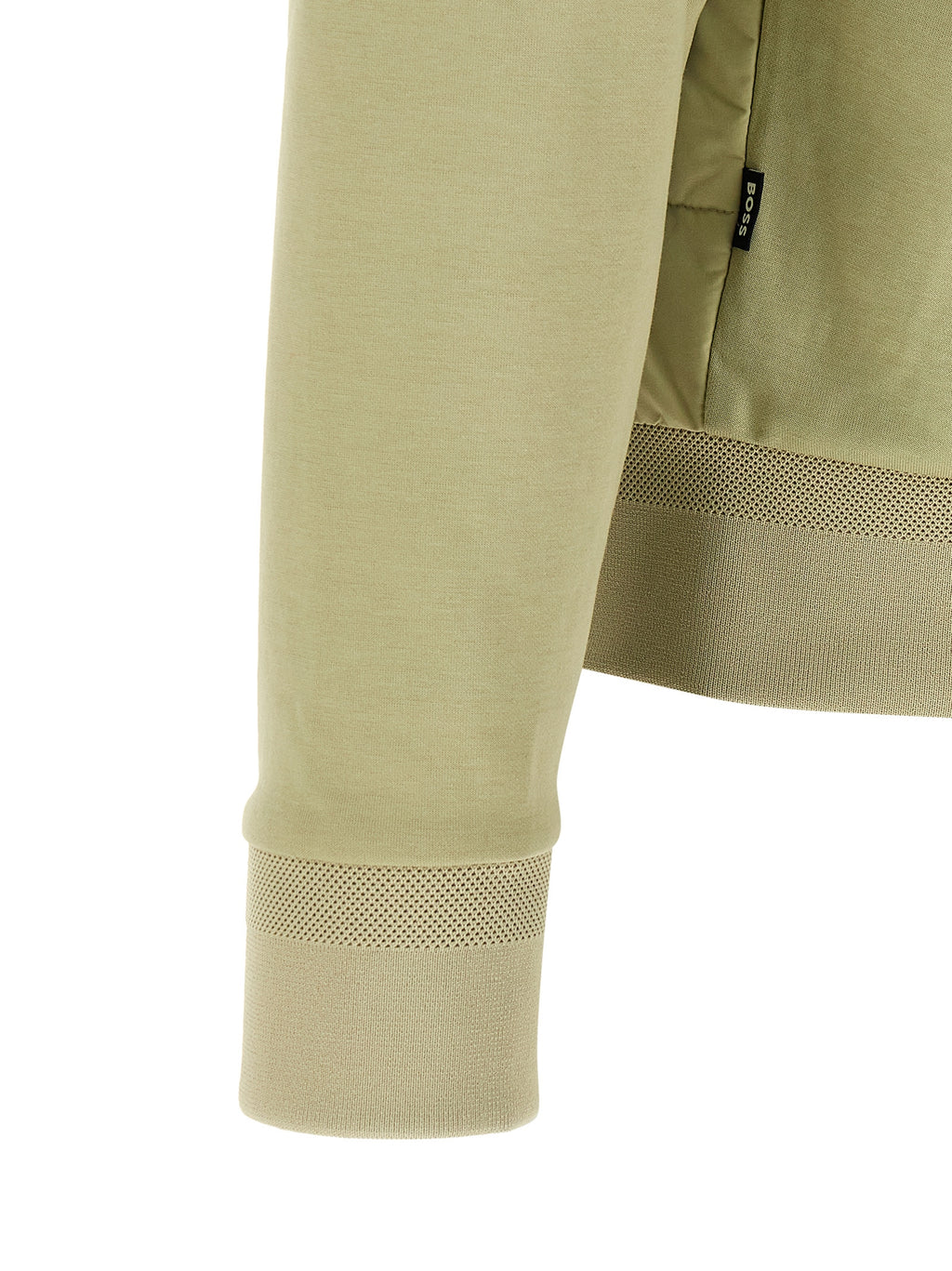 Zweifarbiger Baumwollpullover