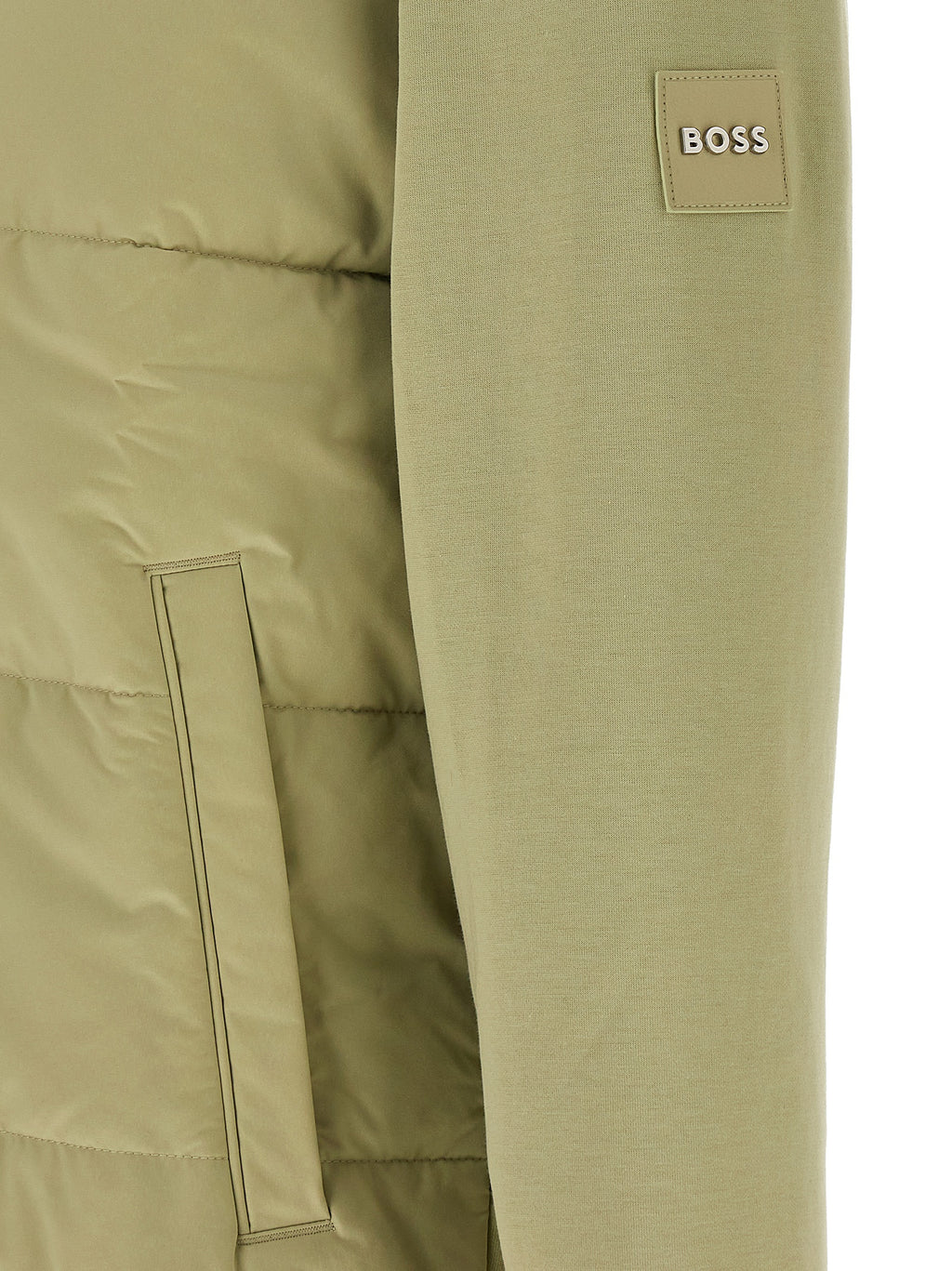 Zweifarbiger Baumwollpullover