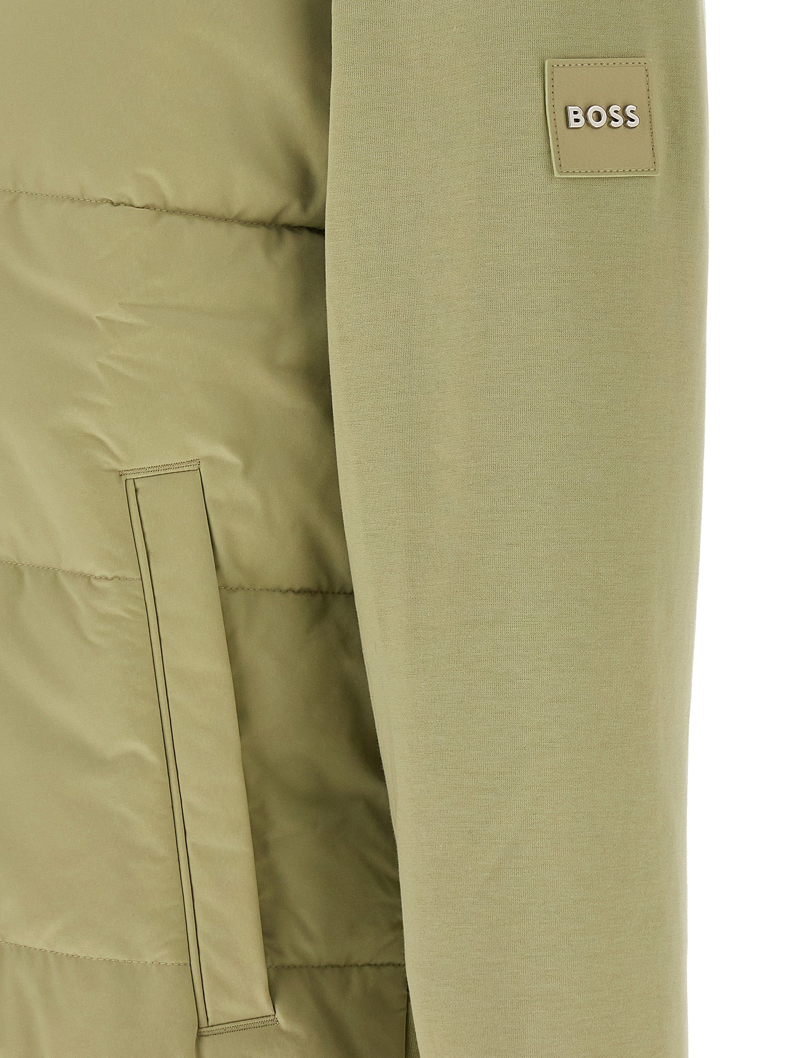 Zweifarbiger Baumwollpullover