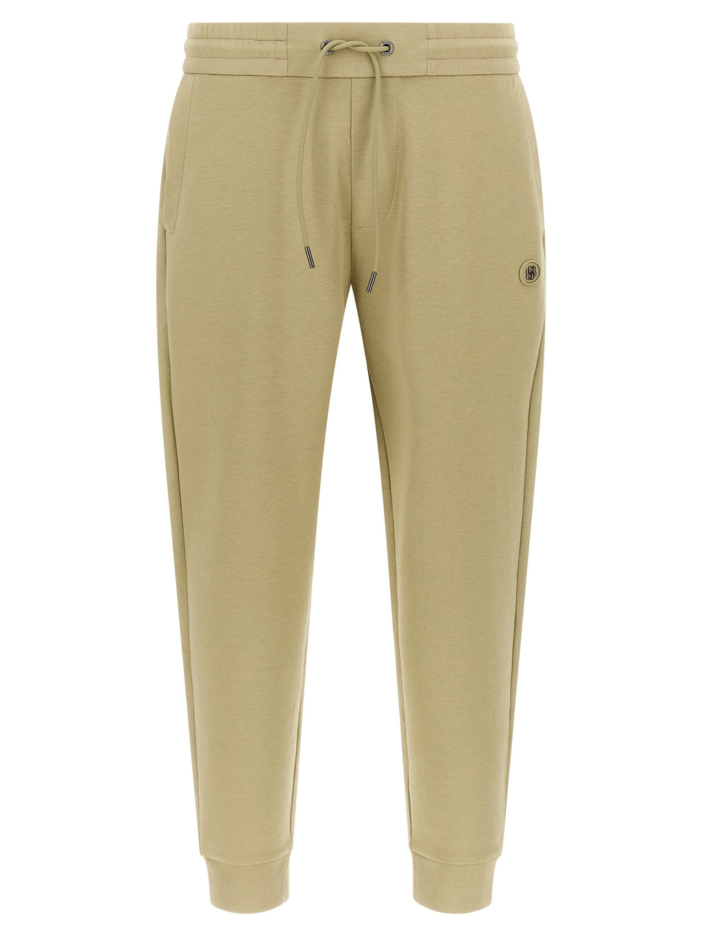 Beige Baumwoll-Jogginghose (Trainingshose)
