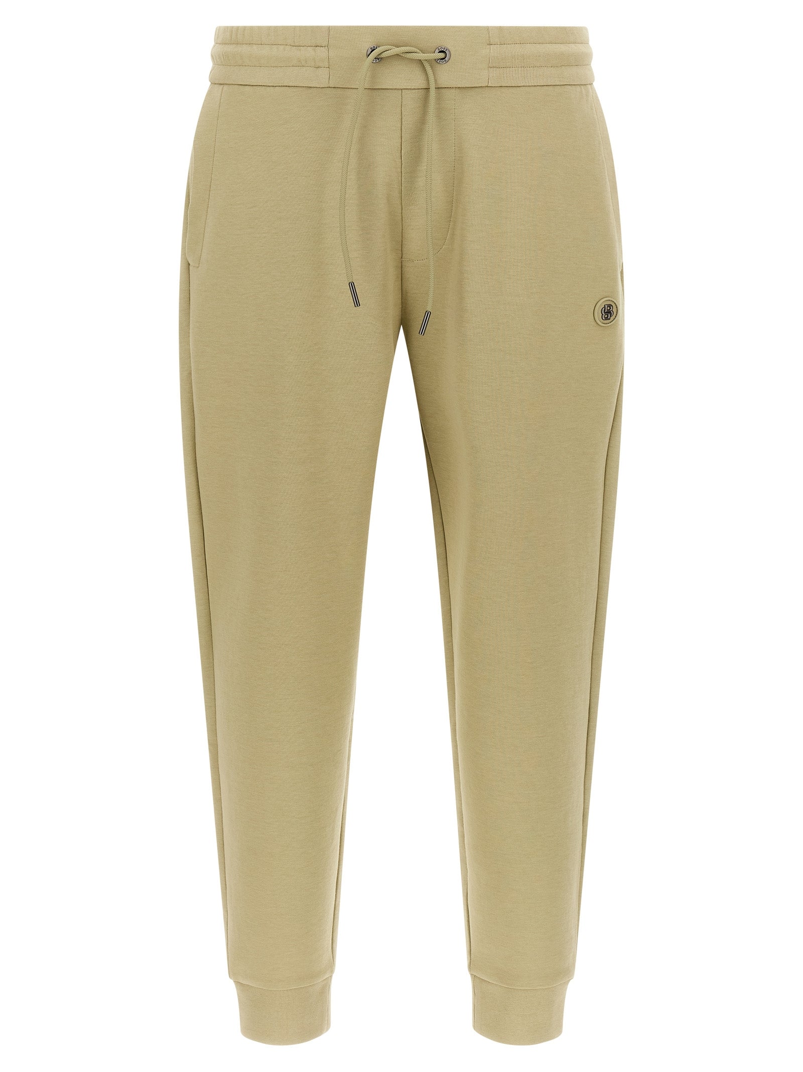 Beige Baumwoll-Jogginghose (Trainingshose)