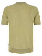 Bicolor T-Shirt aus reiner Schurwolle