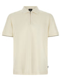 Beige Cotton Polo Shirt