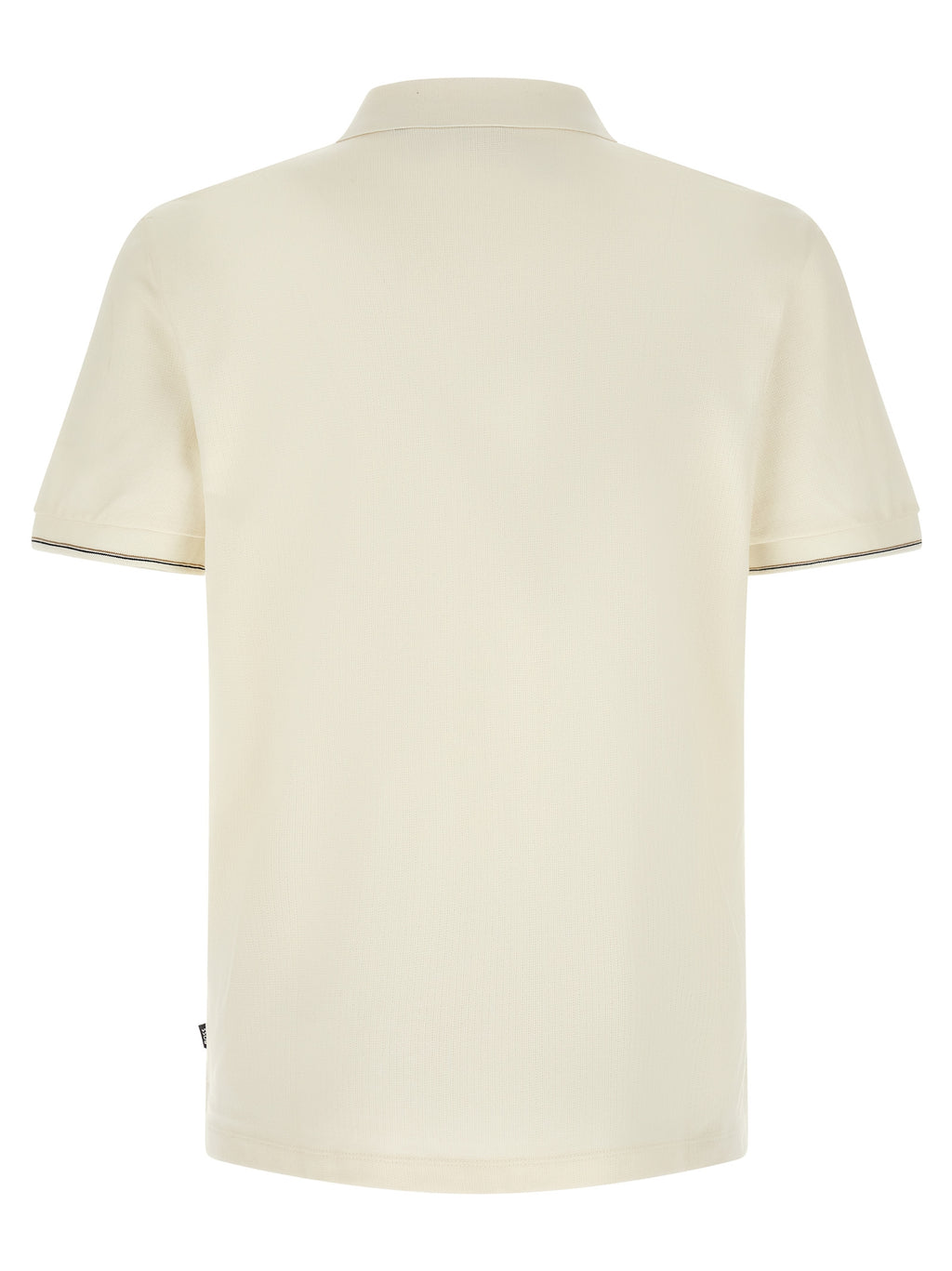 Beige Cotton Polo Shirt