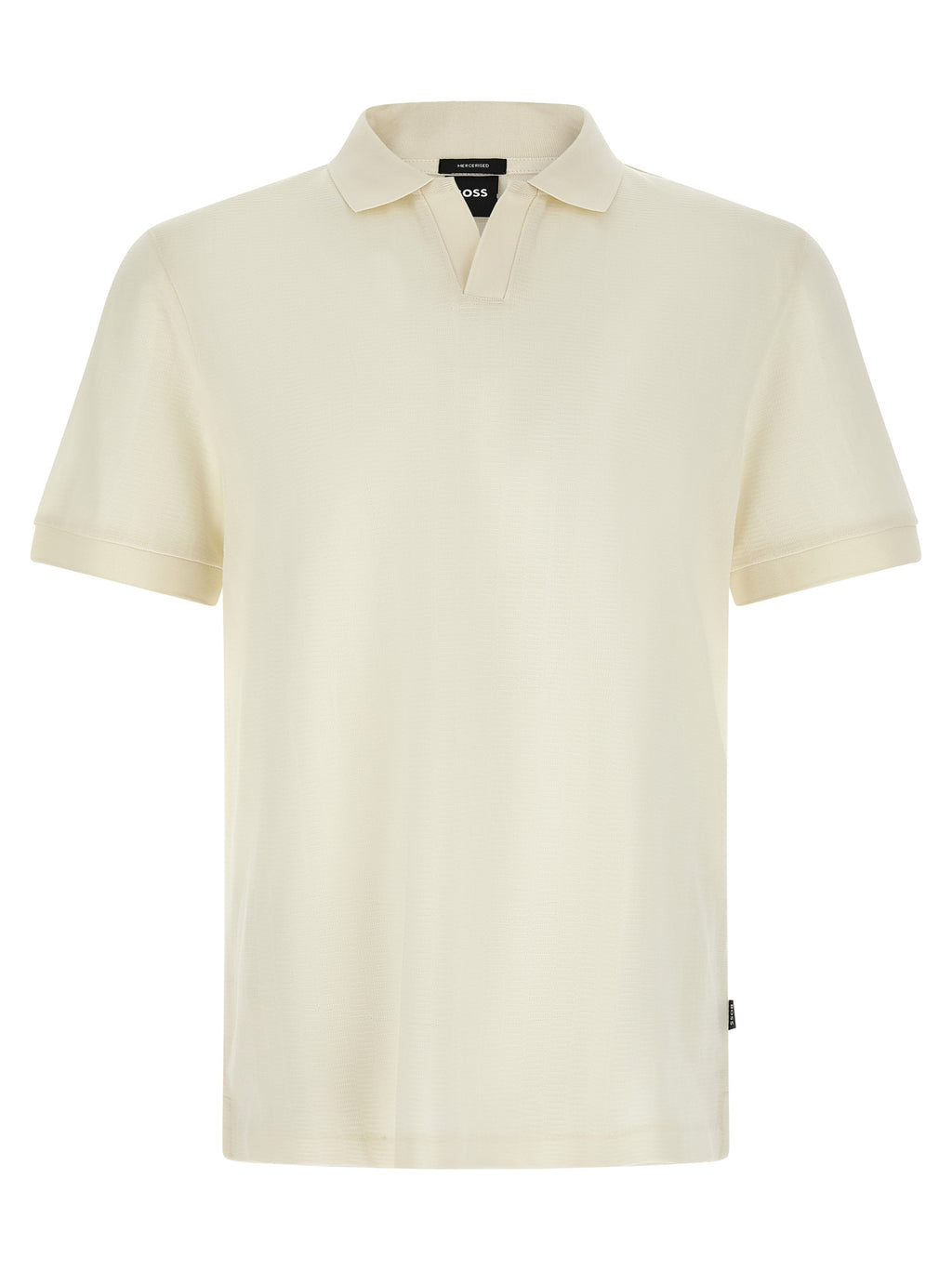 Weißes Poloshirt aus Baumwolle