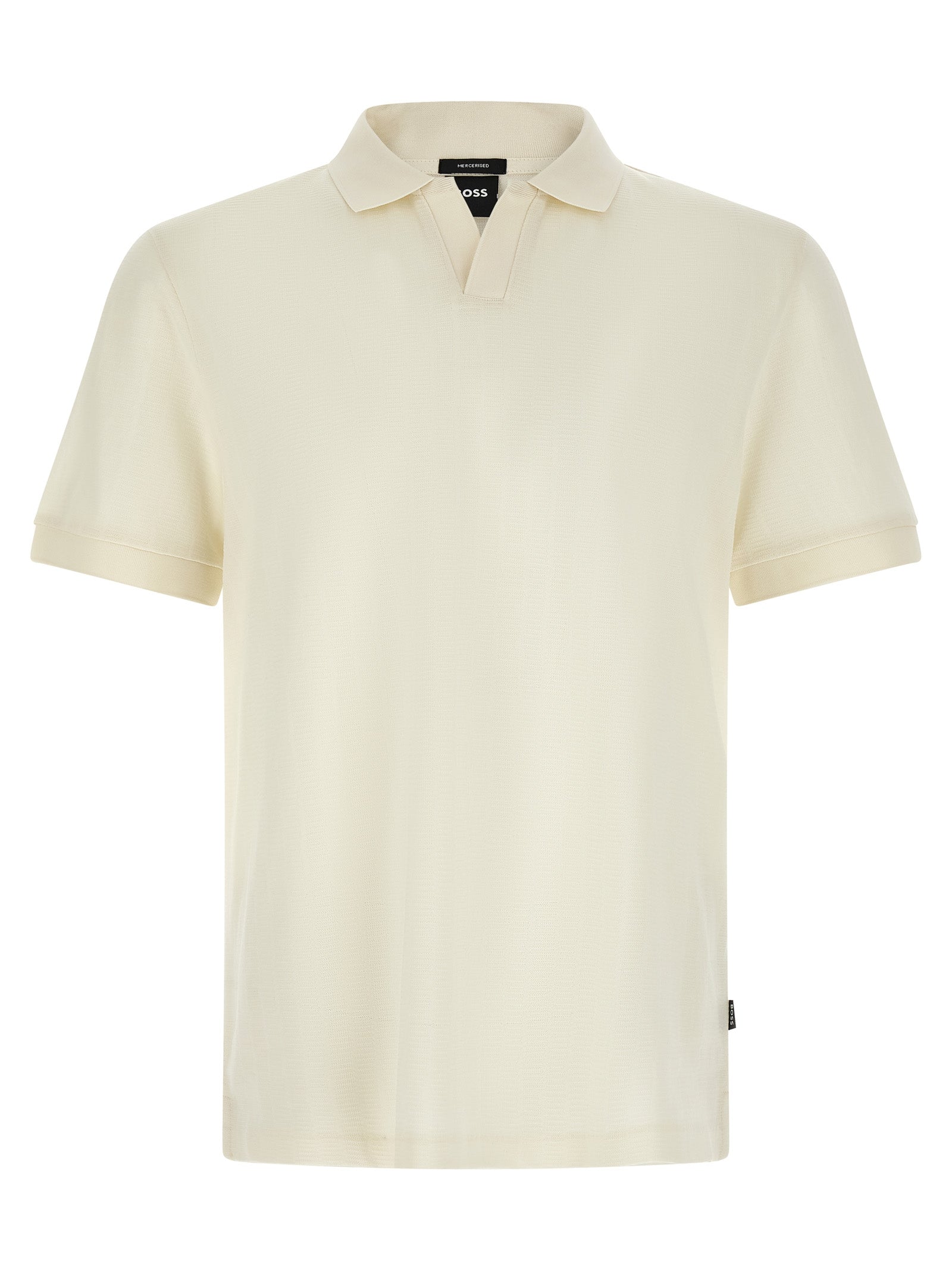 Weißes Poloshirt aus Baumwolle