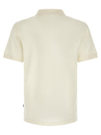 Weißes Poloshirt aus Baumwolle