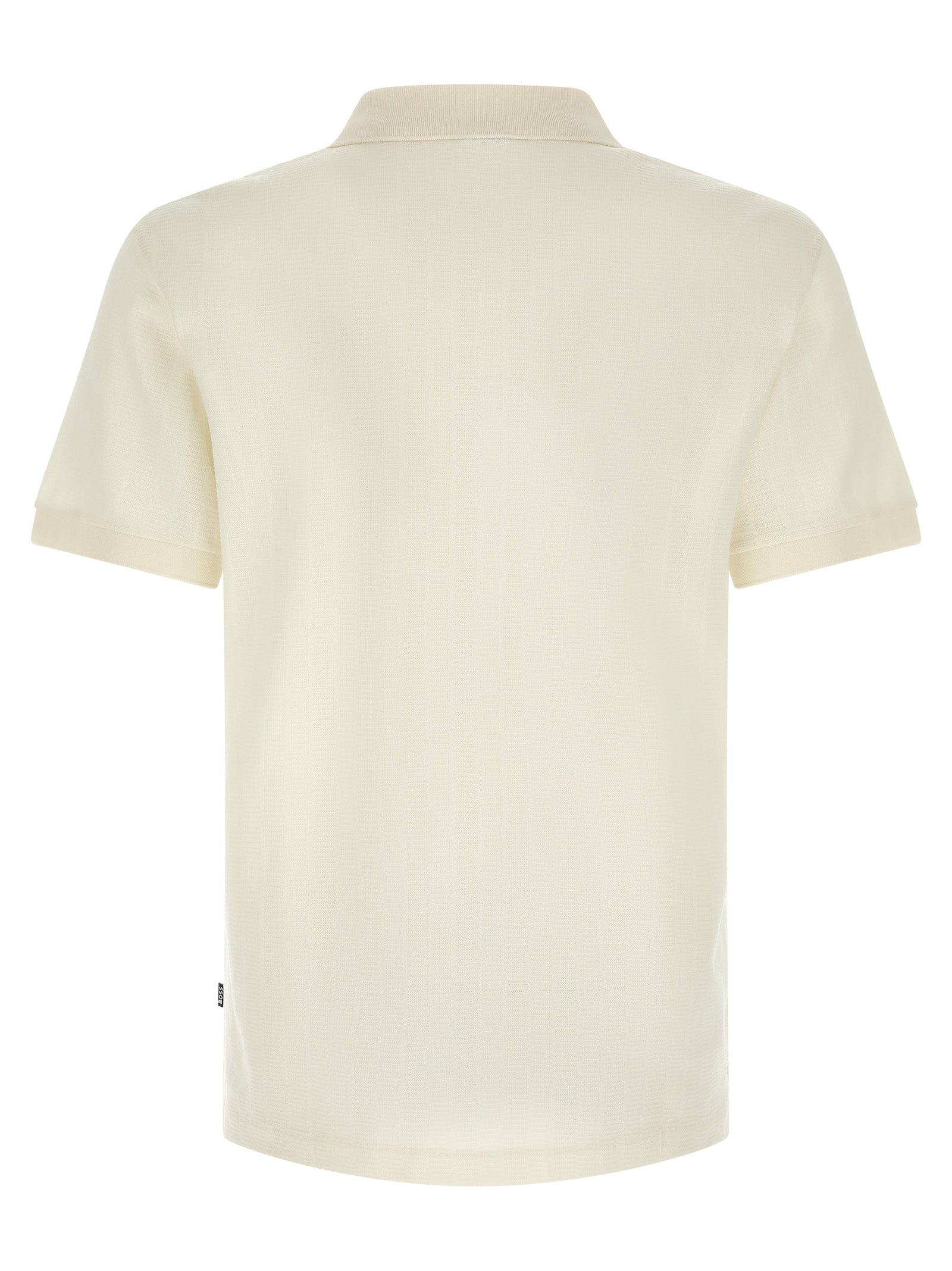 Weißes Poloshirt aus Baumwolle