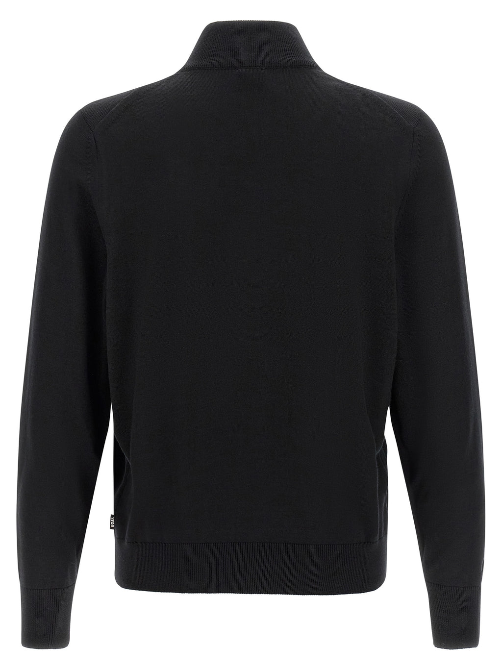 Schwarzer Cardigan aus Schurwolle