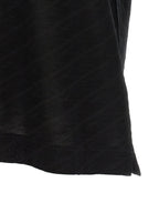 Schwarzes Baumwoll-T-Shirt