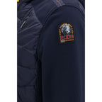 Blauer Daunenparka mit Gänsefüllung
