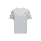 Weißes Baumwoll-T-Shirt