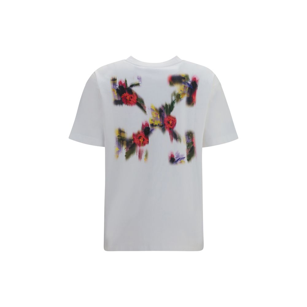 Weißes Baumwoll-T-Shirt