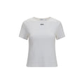 Weißes Baumwoll-T-Shirt