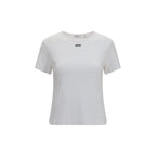 Weißes Baumwoll-T-Shirt