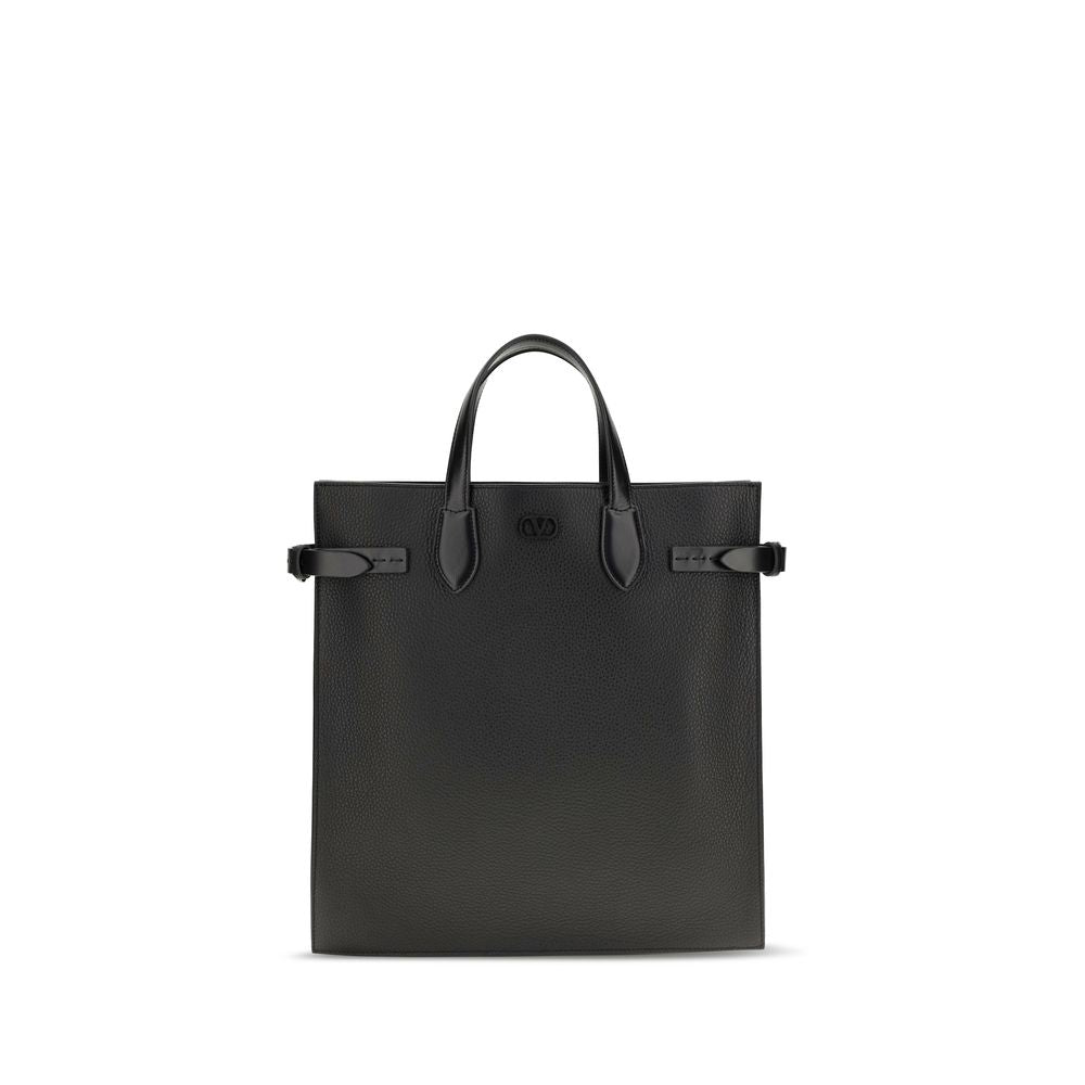 Schwarze Bos Taurus Kalbsleder Schultertasche