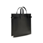 Schwarze Bos Taurus Kalbsleder Schultertasche