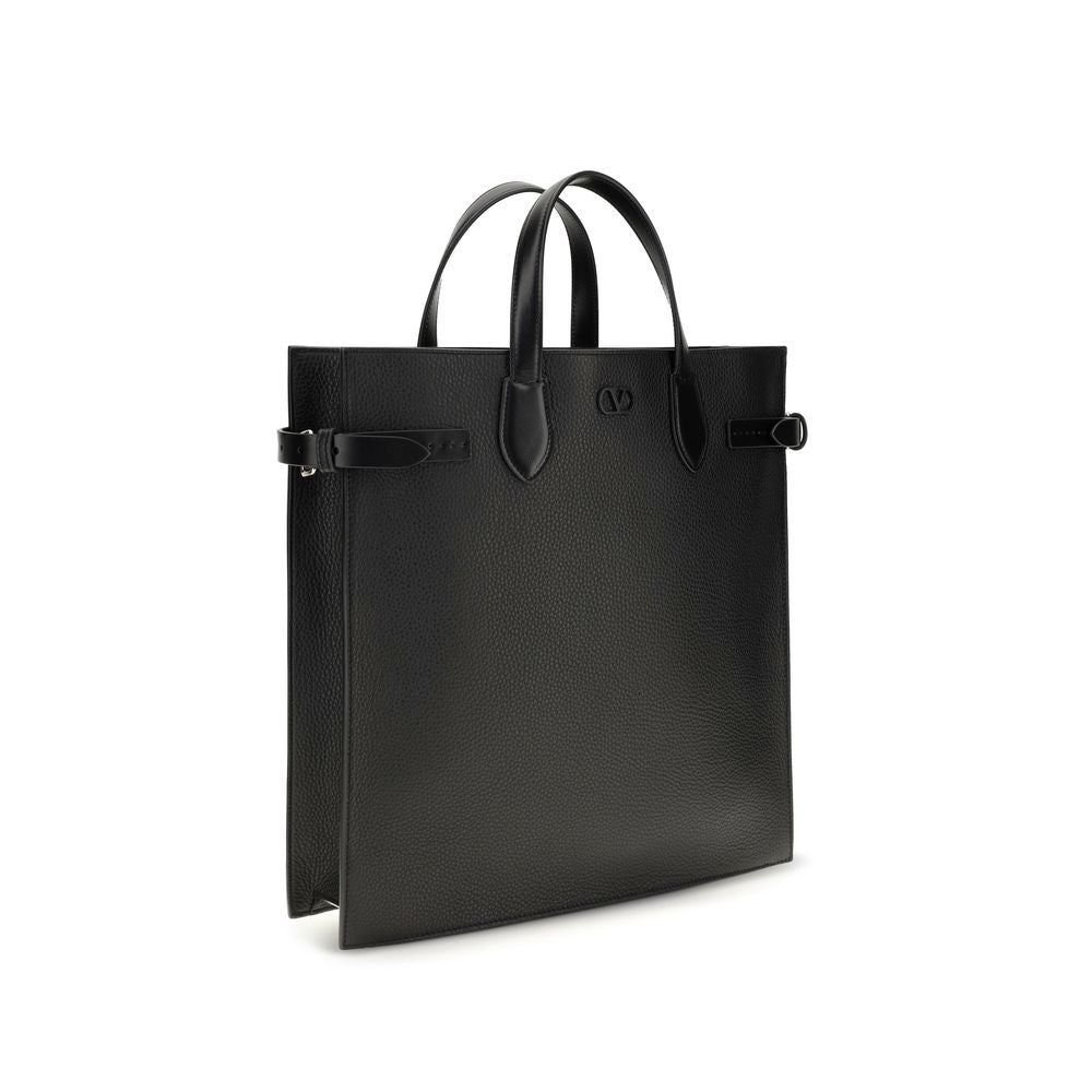 Schwarze Bos Taurus Kalbsleder Schultertasche