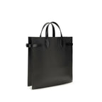 Schwarze Bos Taurus Kalbsleder Schultertasche