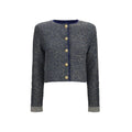 Blauer Cardigan aus Polyamid