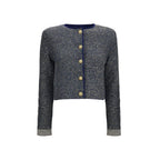 Blauer Cardigan aus Polyamid
