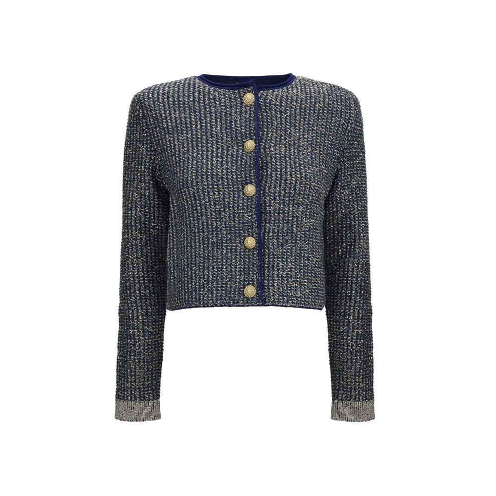Blauer Cardigan aus Polyamid