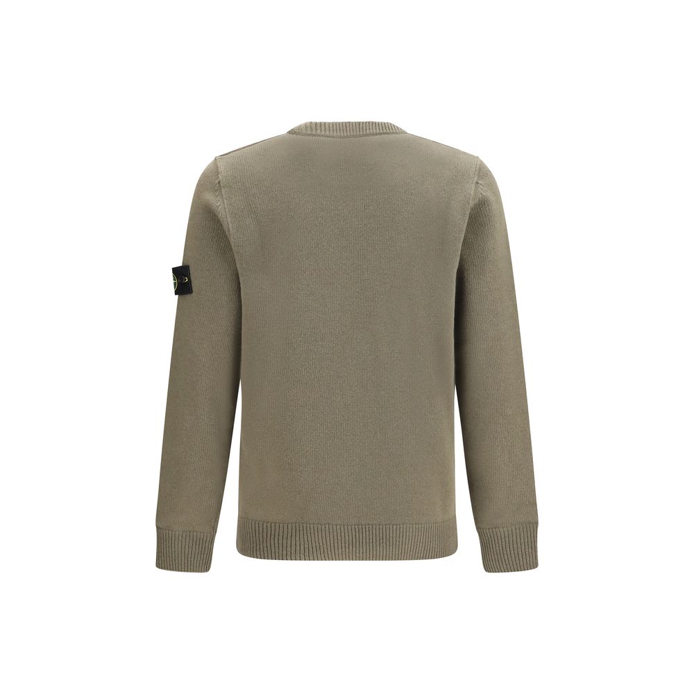 Zweifarbiger Baumwollpullover