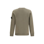 Zweifarbiger Baumwollpullover